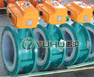 D941F46法蘭式電動襯氟蝶閥