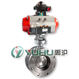 氣動硬密封蝶閥（法蘭連接）