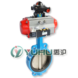 氣動軟密封蝶閥（對夾連接）