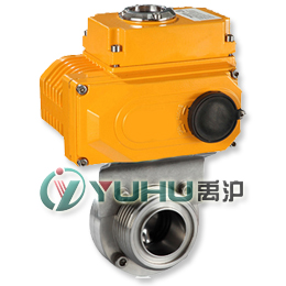 D921F衛(wèi)生級電動(dòng)蝶閥(外螺紋連接)