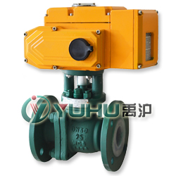 Q941F46電動(dòng)襯氟球閥