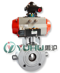 氣動保溫球閥（對夾式）