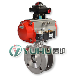 氣動對夾球閥（氣動超薄球閥）