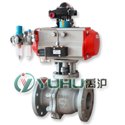 氣動(dòng)法蘭球閥（雙作用氣缸）