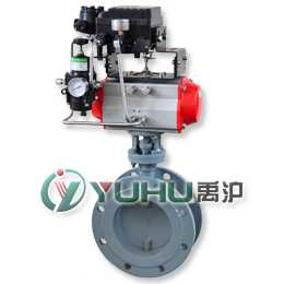 D941W氣動通風調節蝶閥（配定位器）